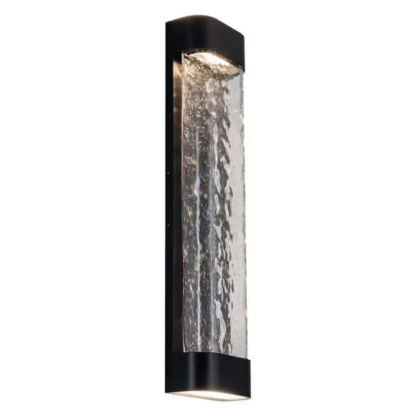 Versatile Indoor-Outdoor Wall Sconce with Handcrafted Art Glass - Image 4
