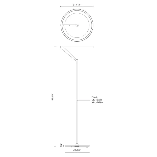 Roda 66-Inch Floor Lamp - Image 9