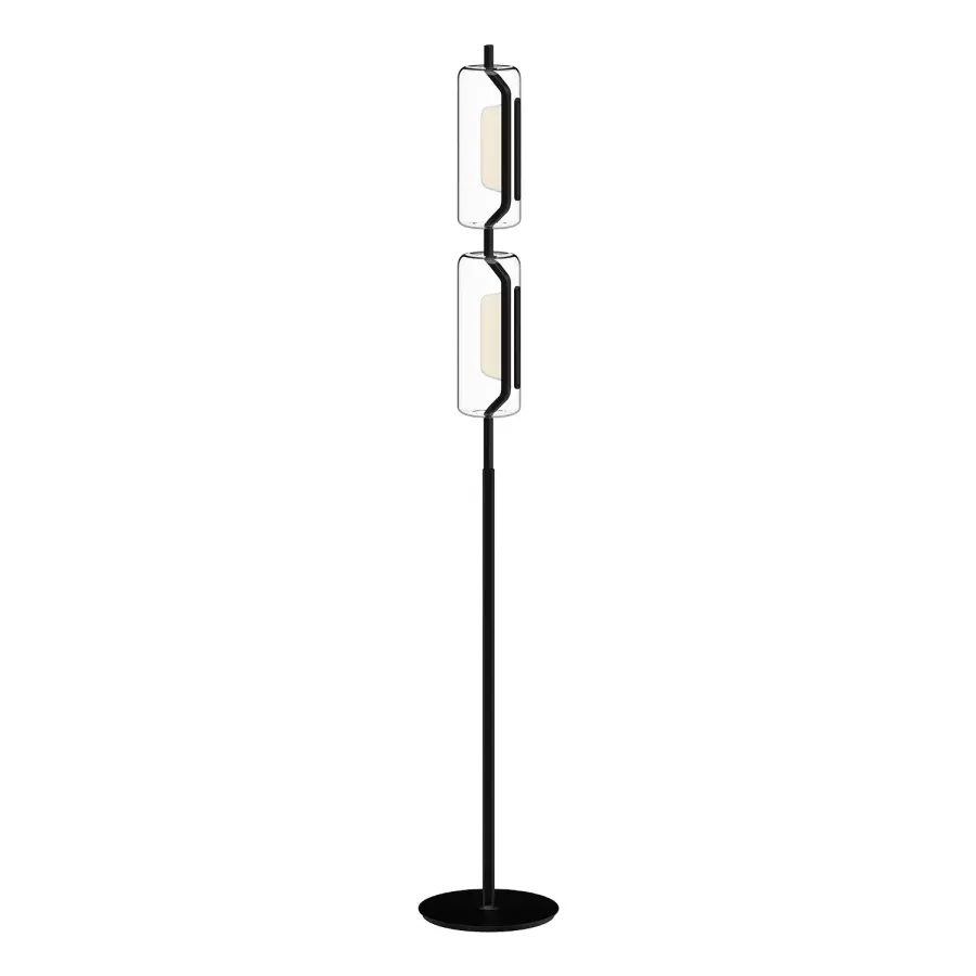 Hilo 63-Inch Floor Lamp in Brushed Gold - Image 1