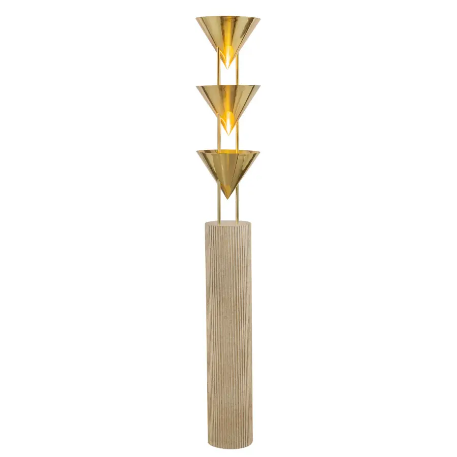 Versus 67-Inch Floor Lamp in Patina Bronze - Image 13