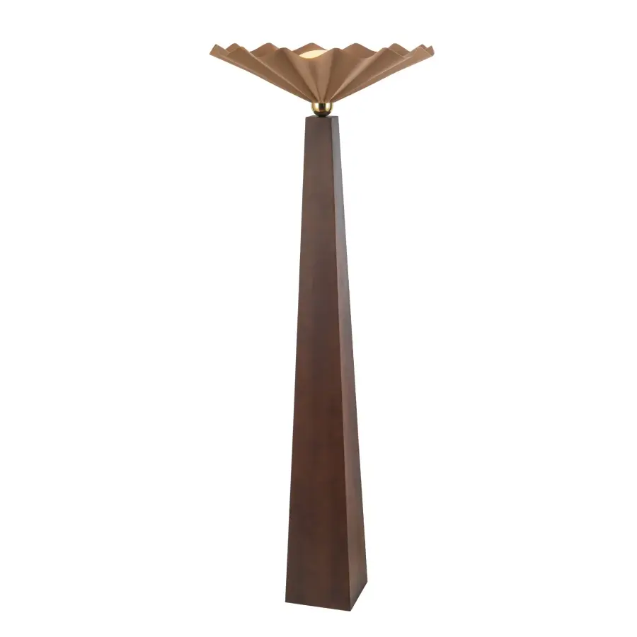 Furrow 64-Inch Floor Lamp in Burgundy - Image 14