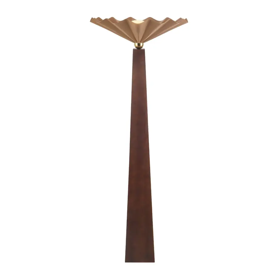 Furrow 64-Inch Floor Lamp in Burgundy - Image 3