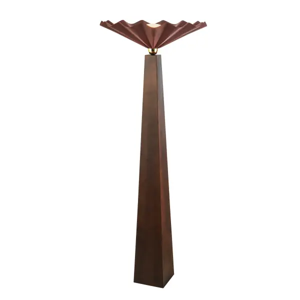 Furrow 64-Inch Floor Lamp in Burgundy - Image 9