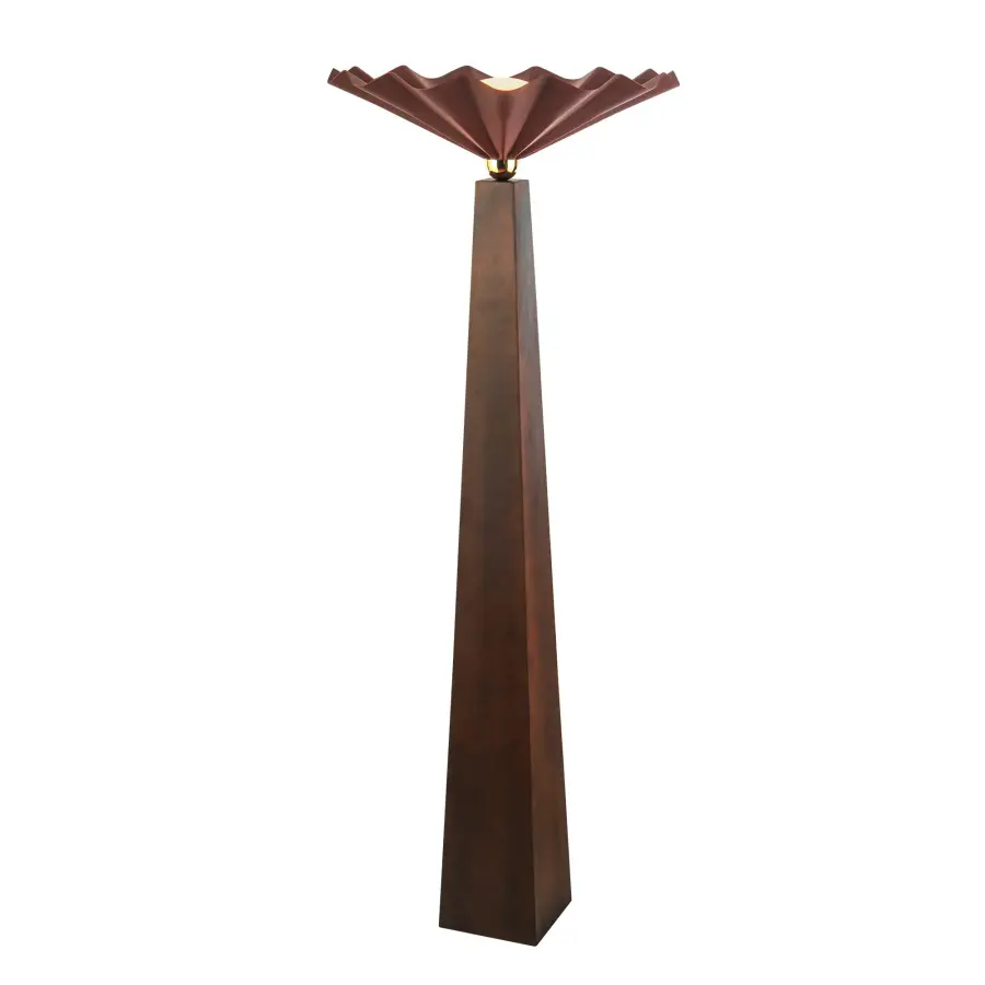 Furrow 64-Inch Floor Lamp in Burgundy - Image 9