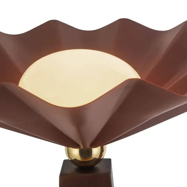 Furrow 64-Inch Floor Lamp in Burgundy - Image 10