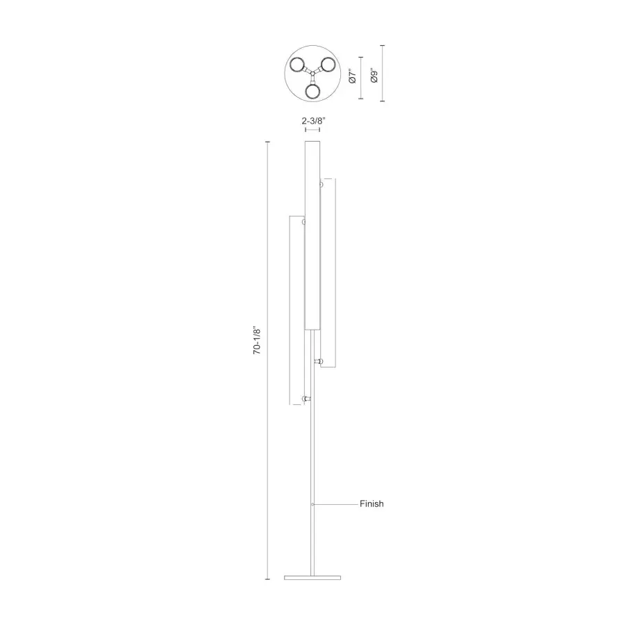 Gramercy 70" Floor Lamp - Image 3