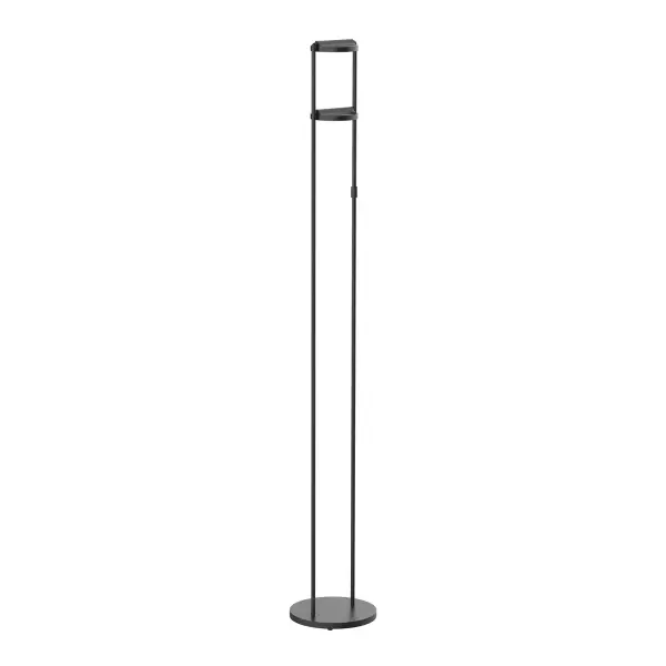 The Novel floor lamp combines geometric elegance with practical functionality. Its adjustable disk lights on slim metal arms create a striking sculptural presence while providing customizable illumination for any space.