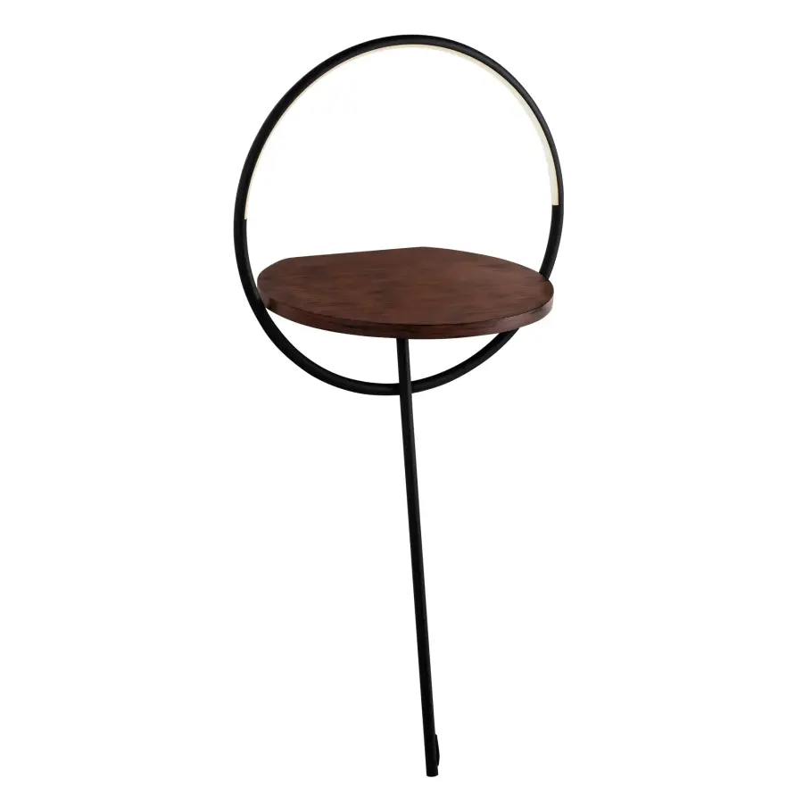 Maya 18-Inch Floor Lamp with Integrated Table - Image 1
