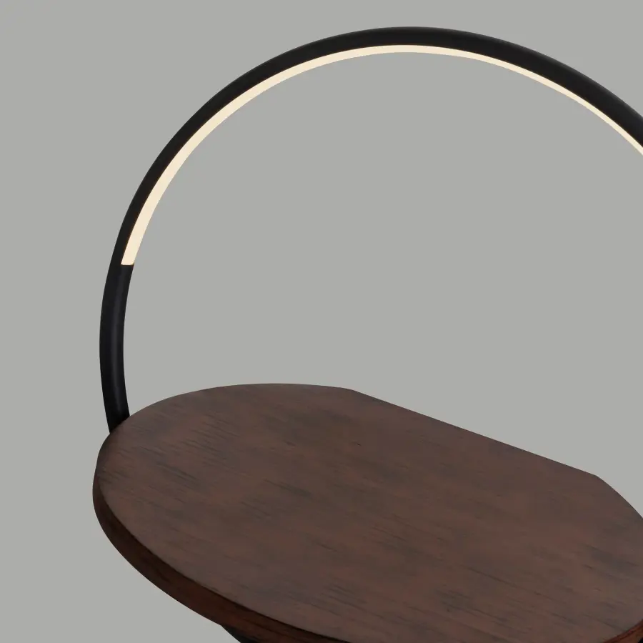Maya 18-Inch Floor Lamp with Integrated Table - Image 6