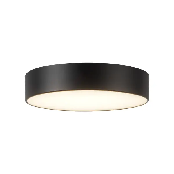 Musa 6-Inch Flush Mount in Matte Black - Image 1