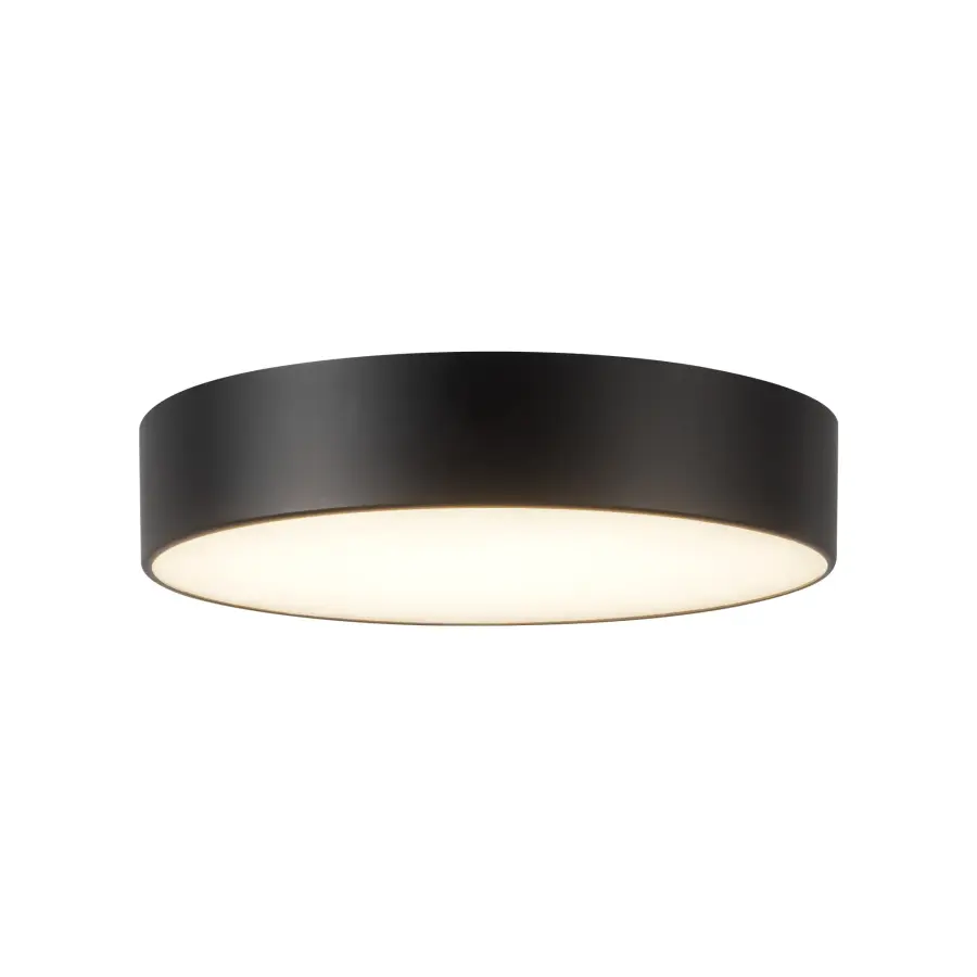 Musa 6-Inch Flush Mount in Matte Black - Image 1
