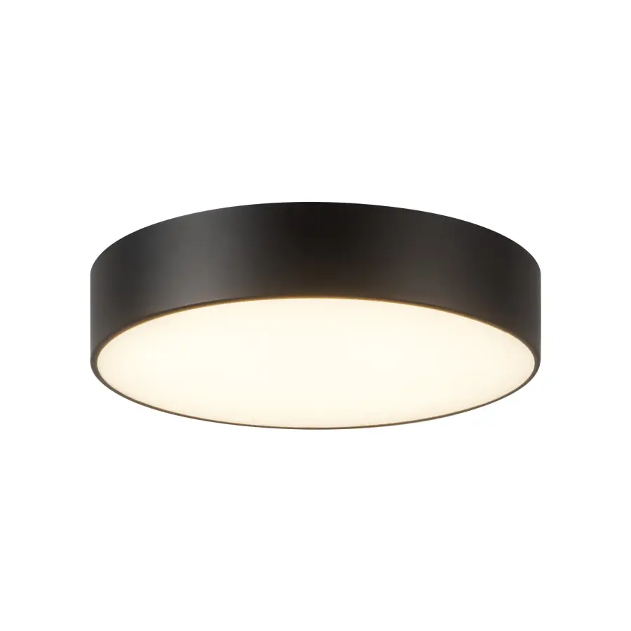 Musa 6-Inch Flush Mount in Matte Black - Image 4