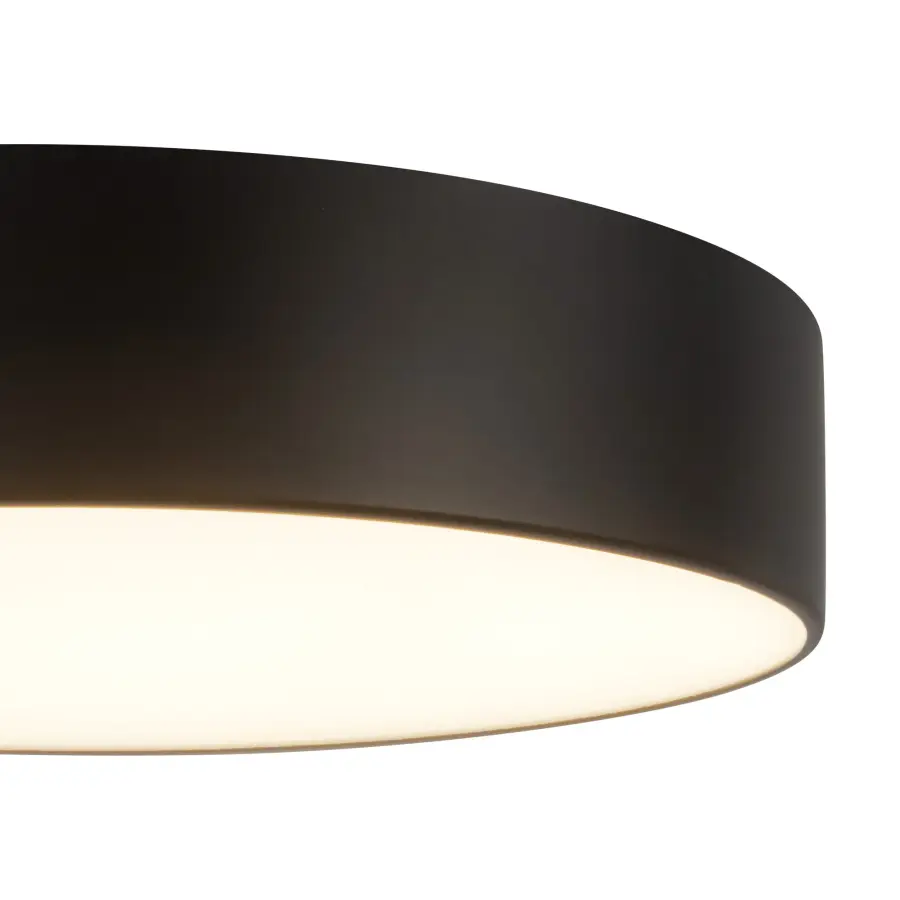 Musa 6-Inch Flush Mount in Matte Black - Image 5
