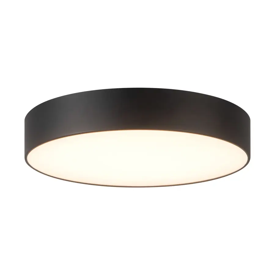 Musa 8-Inch Flush Mount in Matte Black - Image 9