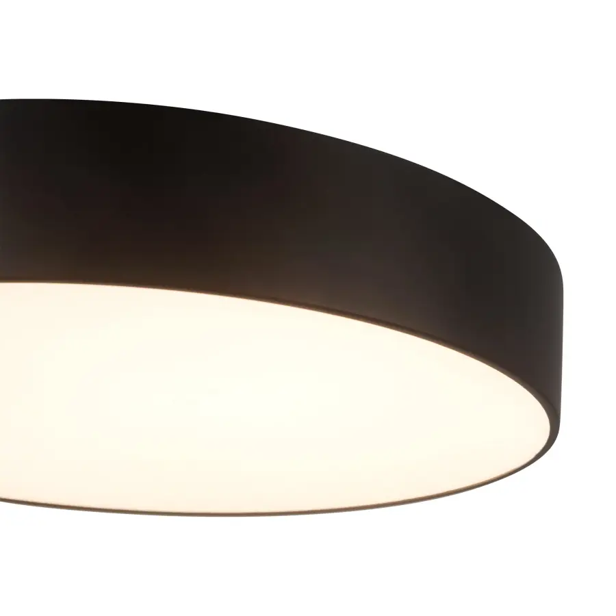 Musa 8-Inch Flush Mount in Matte Black - Image 10