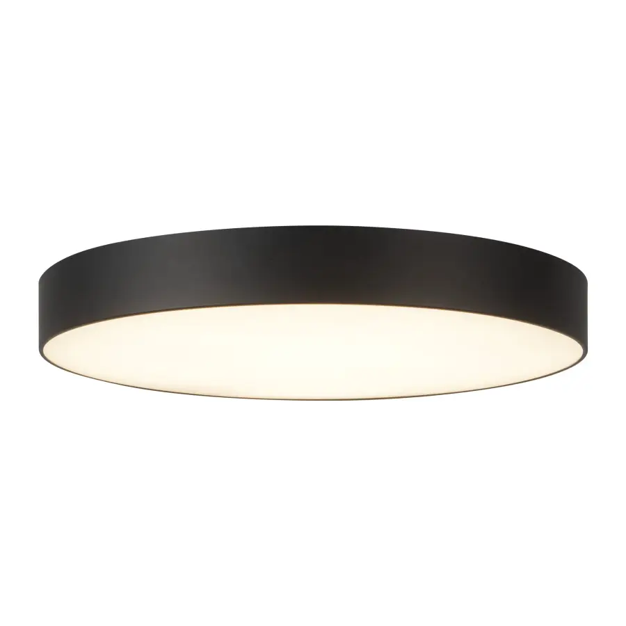 Musa 11-Inch Flush Mount in Matte Black - Image 1