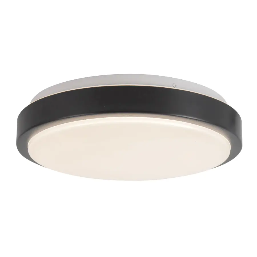 Yanis 12-Inch Flush Mount in Black - Image 3