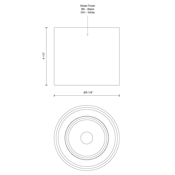 Compact Modern Flush Mount with Precision LED Optics - Image 10