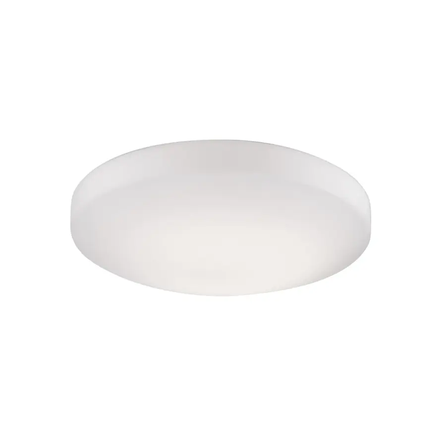 Clean Modern LED Flush Mount with Warm White Glow - Image 1