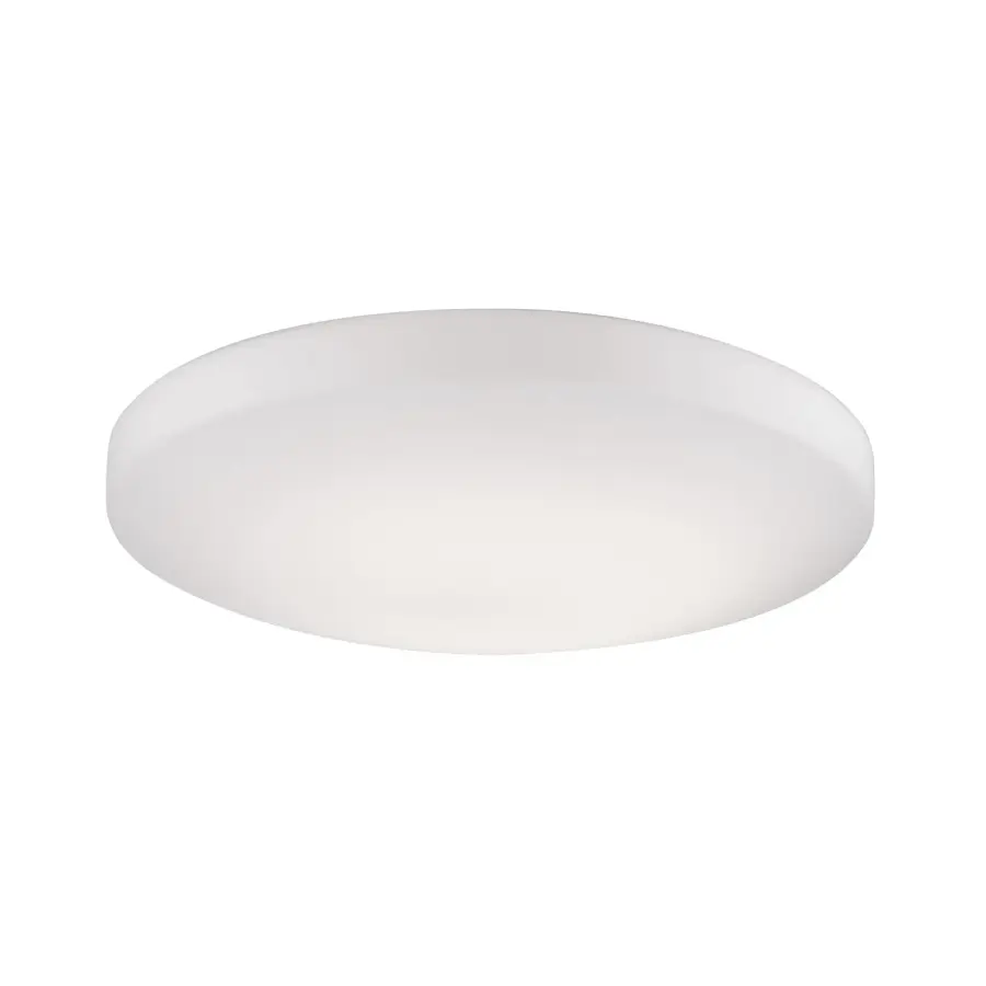 Clean Modern LED Flush Mount with Warm White Glow - Image 3