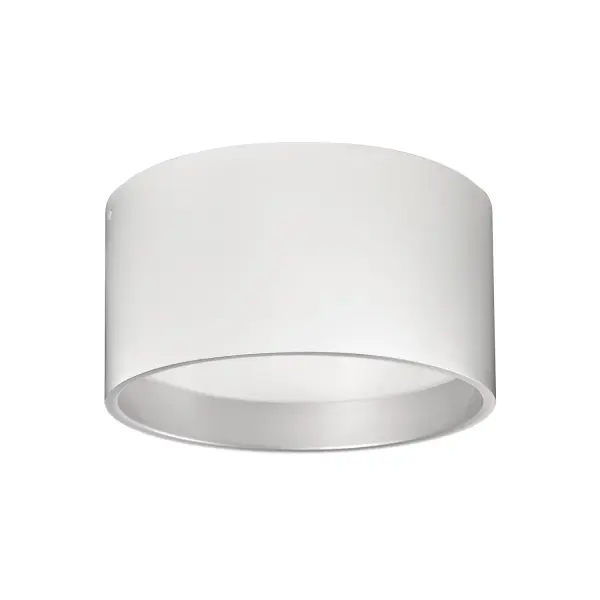 Sleek Two-Tone Flush Mount with Integrated LED Technology - Image 1