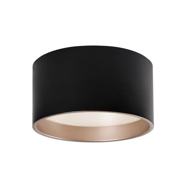 Sleek Two-Tone Flush Mount with Integrated LED Technology - Image 6