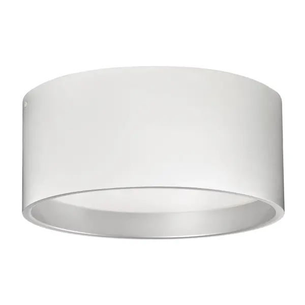 Sleek Two-Tone Flush Mount with Integrated LED Technology - Image 1