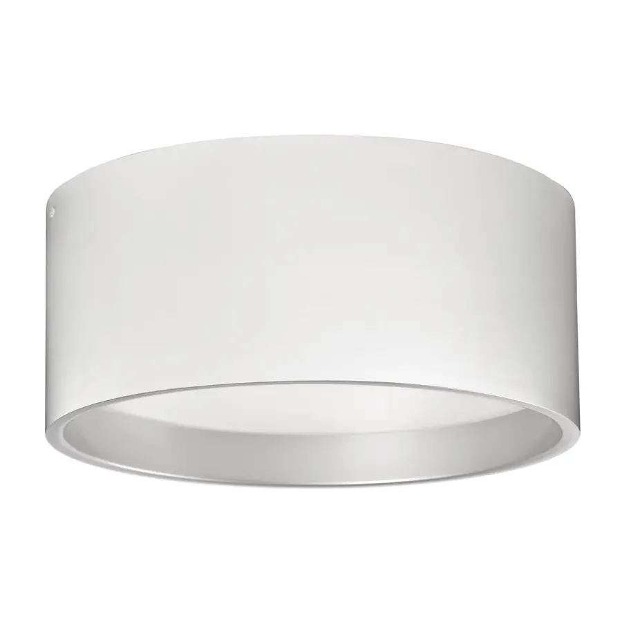 Sleek Two-Tone Flush Mount with Integrated LED Technology - Image 1