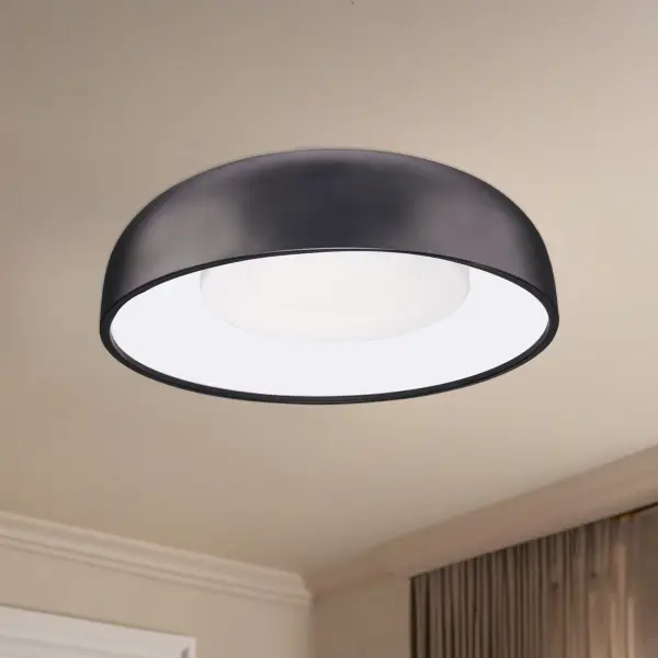 Bold Contemporary Flush Mount with Integrated LED Technology - Image 4