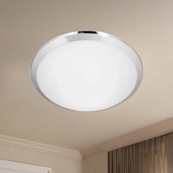 Malta 12" LED Flush Mount in Brushed Gold - Image 4