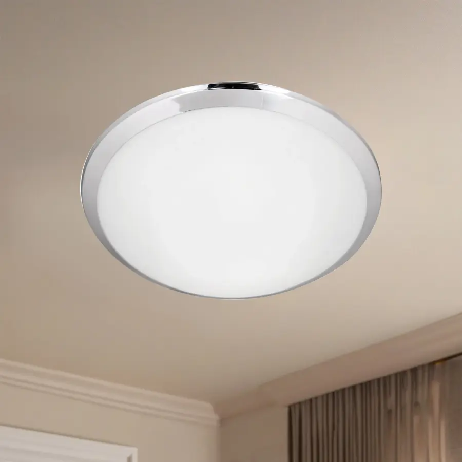 Malta 12" LED Flush Mount in Brushed Gold - Image 4