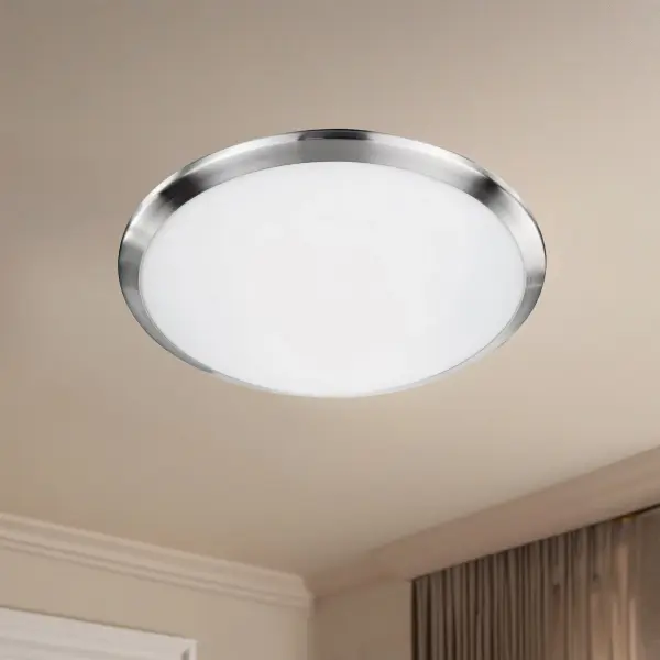 Malta 12" LED Flush Mount in Brushed Gold - Image 7