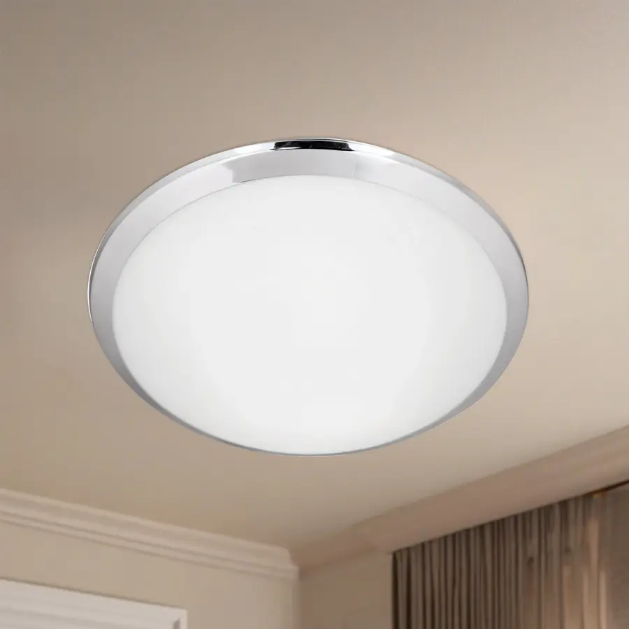 Malta 15" LED Flush Mount in White - Image 4