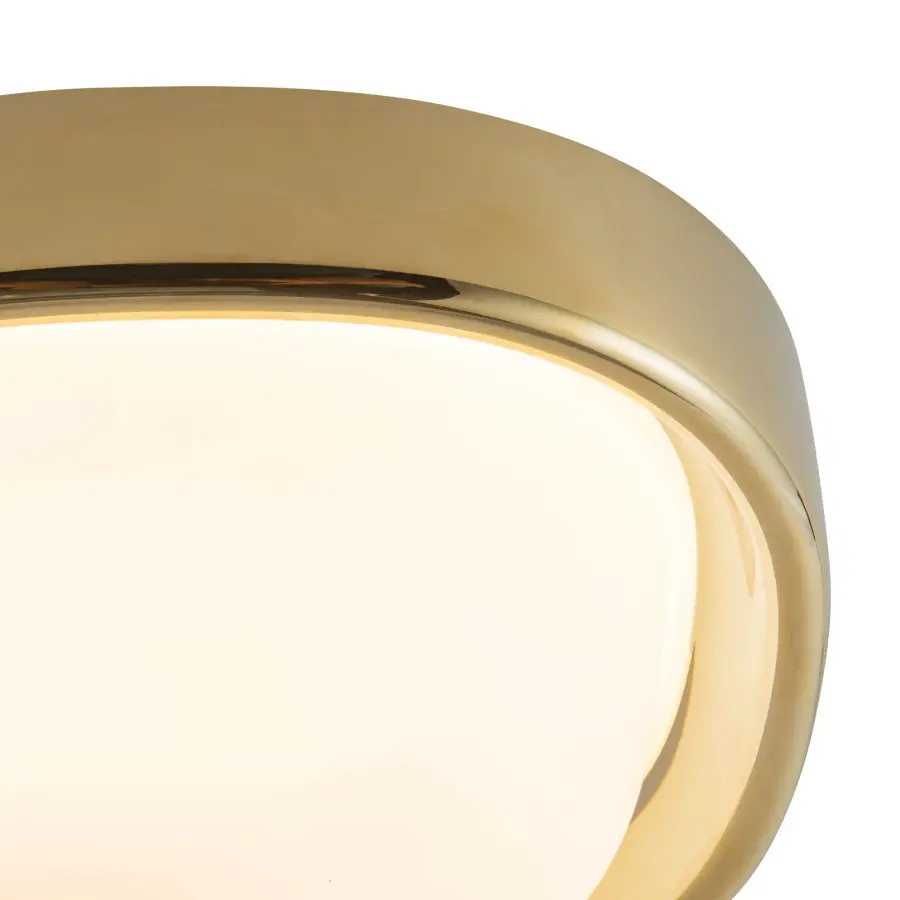 Pebble 8-Inch Flush Mount in Matte Rose Brown - Image 14