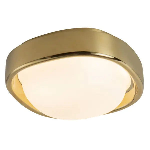 Pebble 8-Inch Flush Mount in Matte Rose Brown - Image 4
