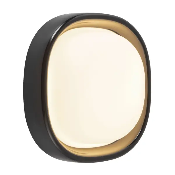 Pebble 8-Inch Flush Mount in Matte Rose Brown - Image 5