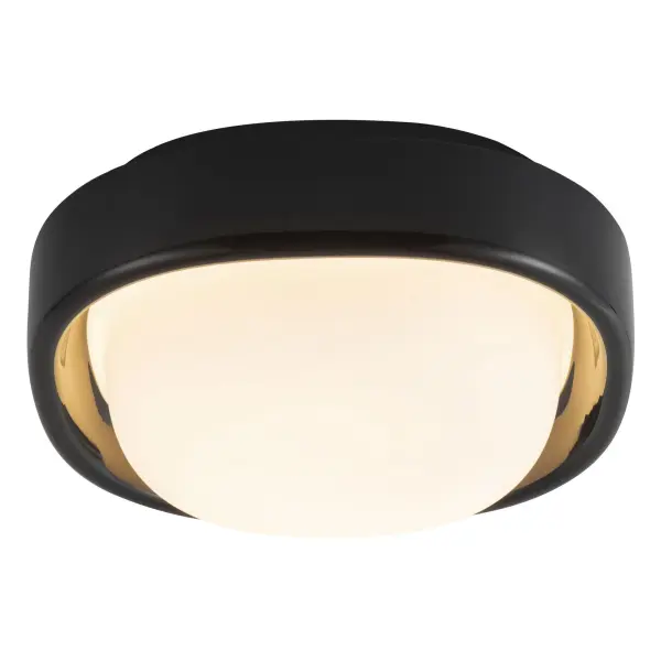 Pebble 8-Inch Flush Mount in Matte Rose Brown - Image 7