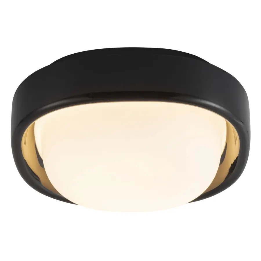 Pebble 8-Inch Flush Mount in Matte Rose Brown - Image 7