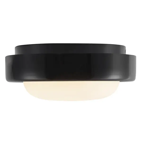 Pebble 8-Inch Flush Mount in Matte Rose Brown - Image 8