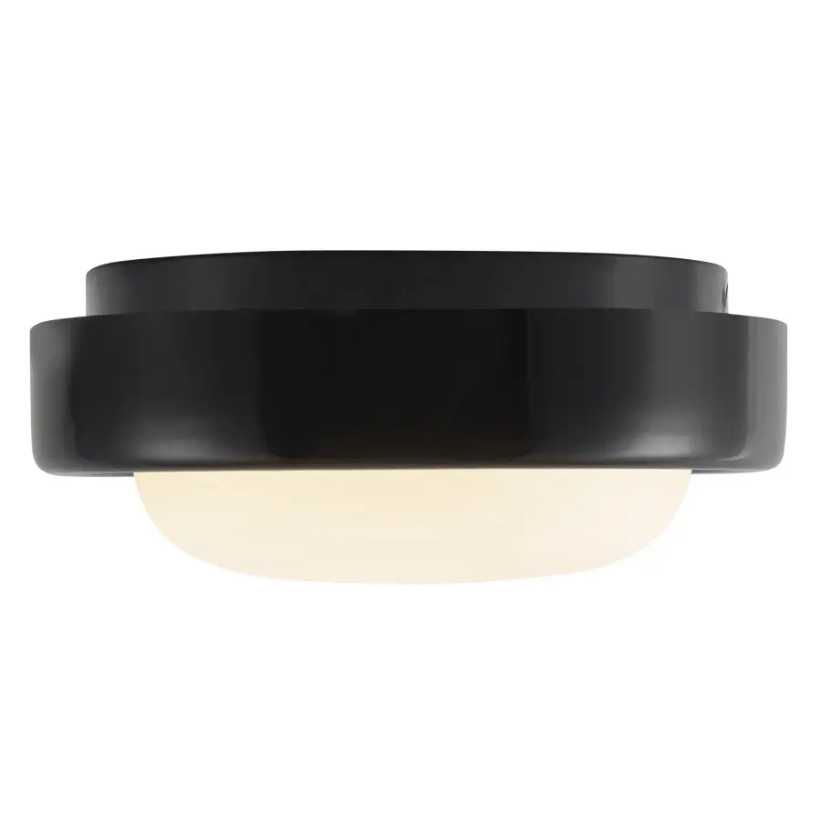 Pebble 8-Inch Flush Mount in Matte Rose Brown - Image 8