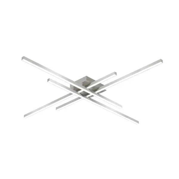 Sleek Linear Flush Mount with Warm Integrated LED - Image 6