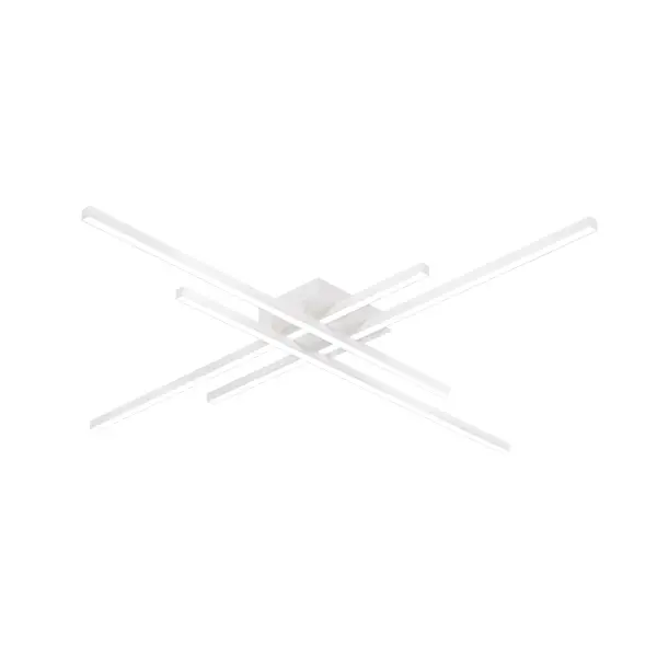 Sleek Linear Flush Mount with Warm Integrated LED - Image 7