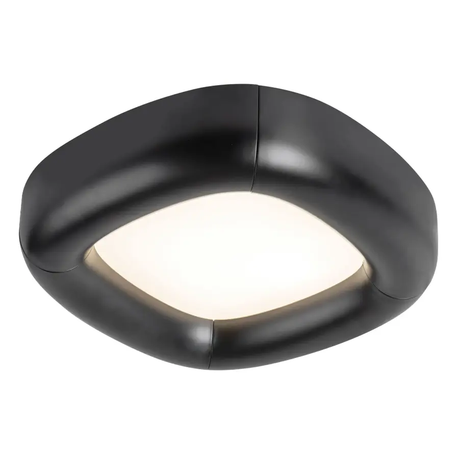 Folio 14-Inch Flush Mount in Matte Black - Image 5