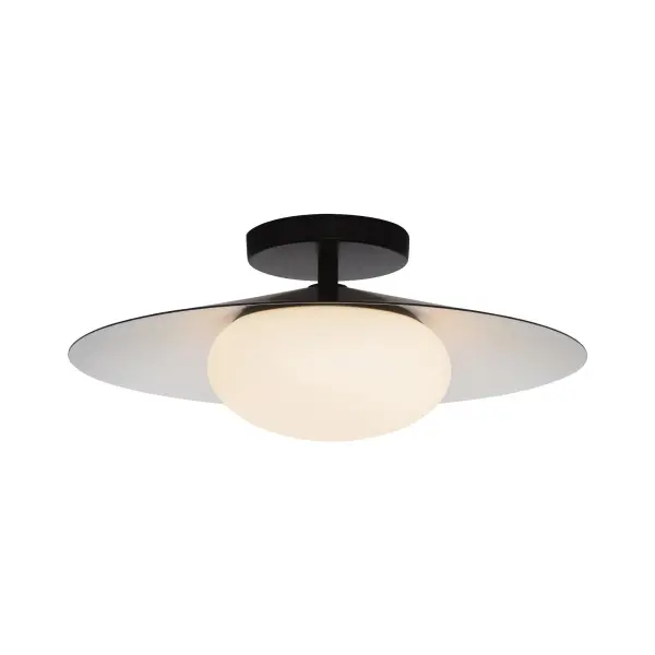 Cruz 15-Inch Flush Mount in Grey - Image 12