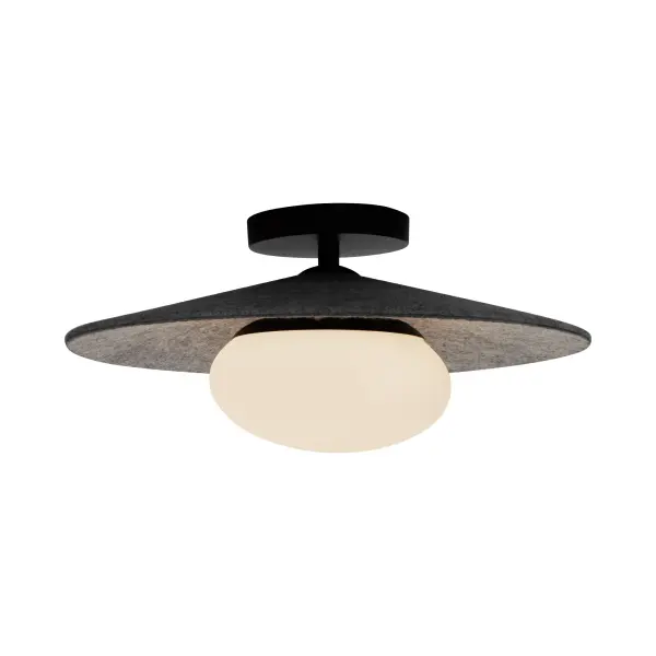 Cruz 15-Inch Flush Mount in Grey - Image 5