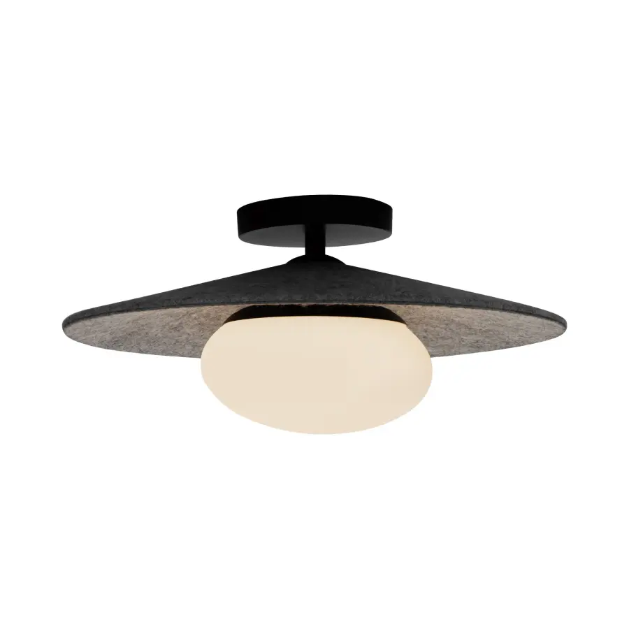 Cruz 15-Inch Flush Mount in Grey - Image 5