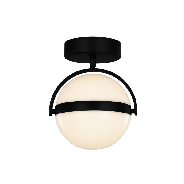 Globo 7-Inch Flush Mount in Brushed Gold - Image 6