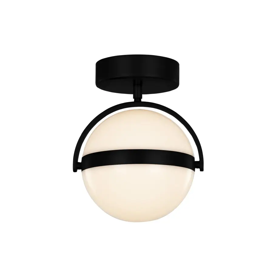 Globo 7-Inch Flush Mount in Brushed Gold - Image 6