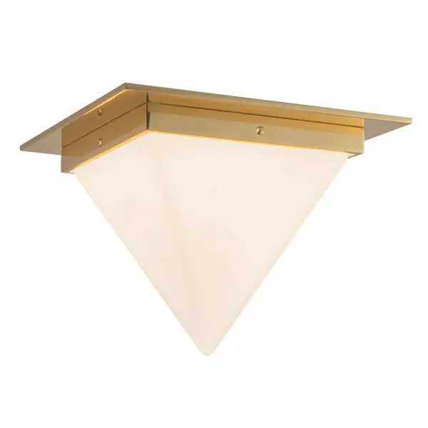 Mineral 9-Inch Flush Mount in Urban Bronze with Alabaster - Image 11