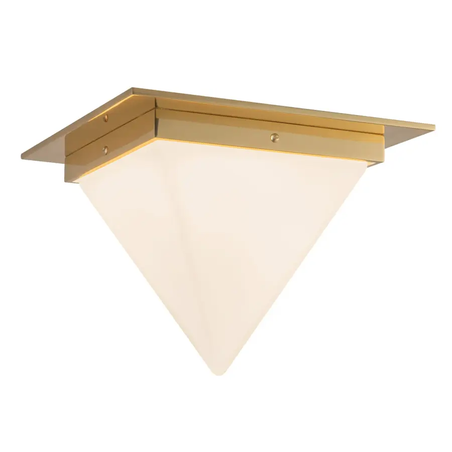 Mineral 9-Inch Flush Mount in Urban Bronze with Alabaster - Image 11